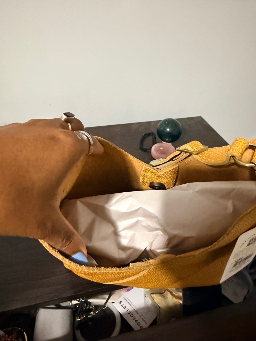 Portland Leather sunshine small premium Naomi Bag - Picture 4 of 6